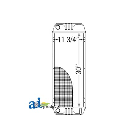 A & I Products Radiator 40" x16" x11" A-6648820